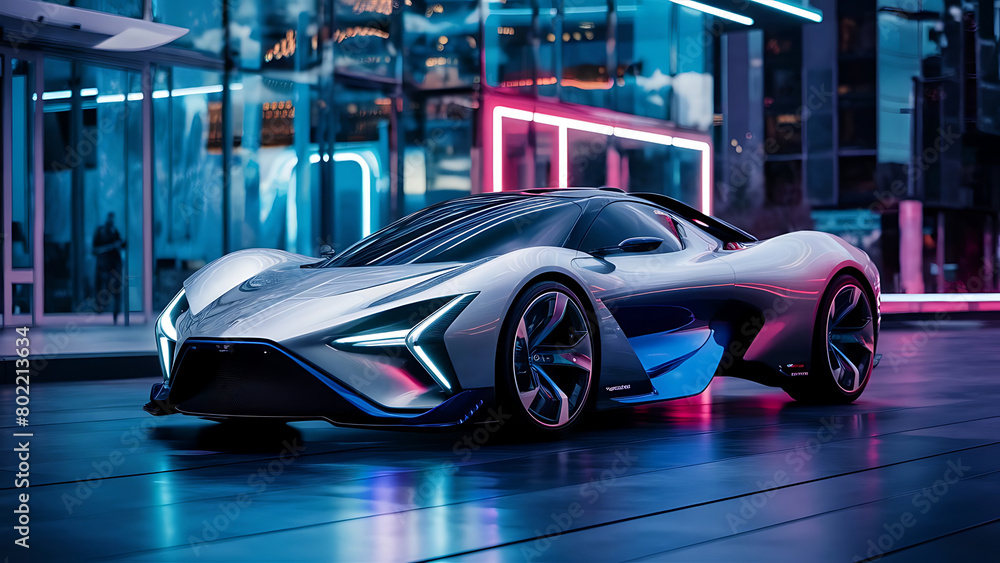 Modern science and technology new model car ai generated Modern science and technology new model car ai generated