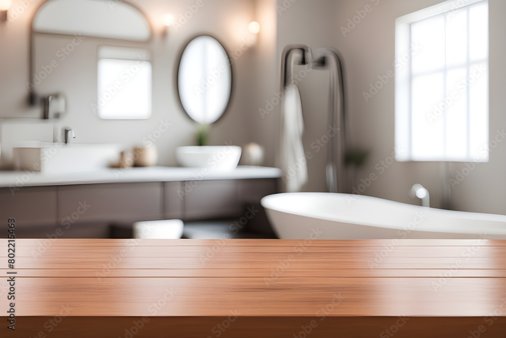 empty table in bathroom empty table in bathroom