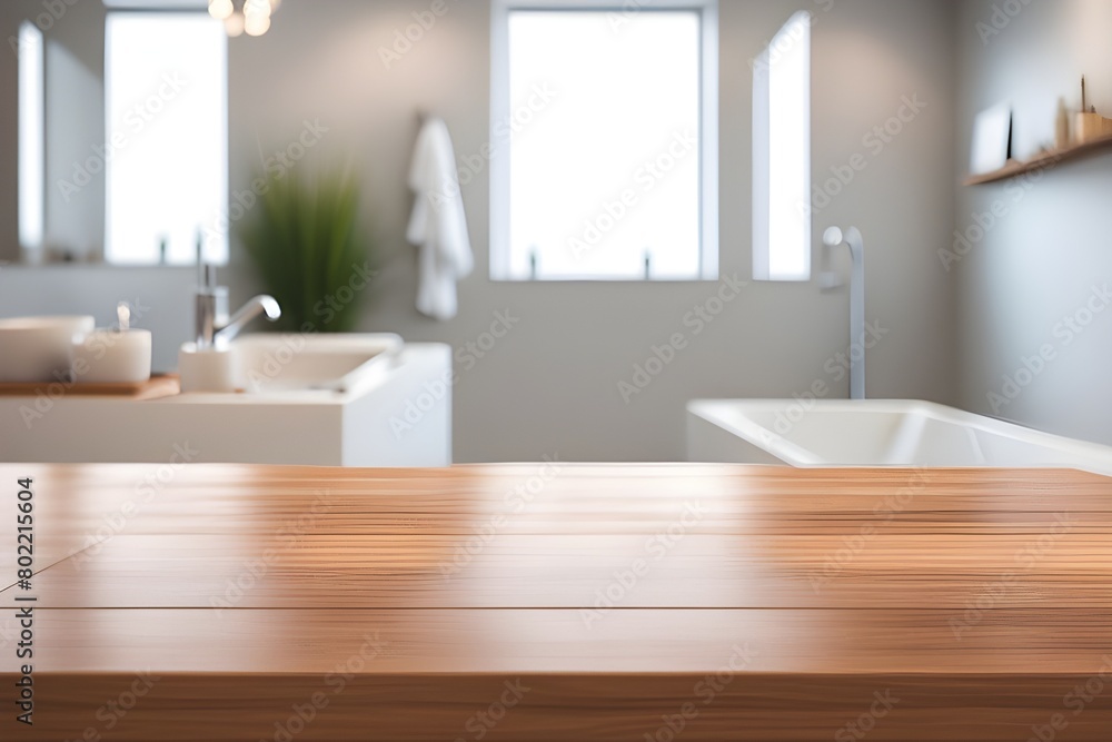 empty table in bathroom empty table in bathroom