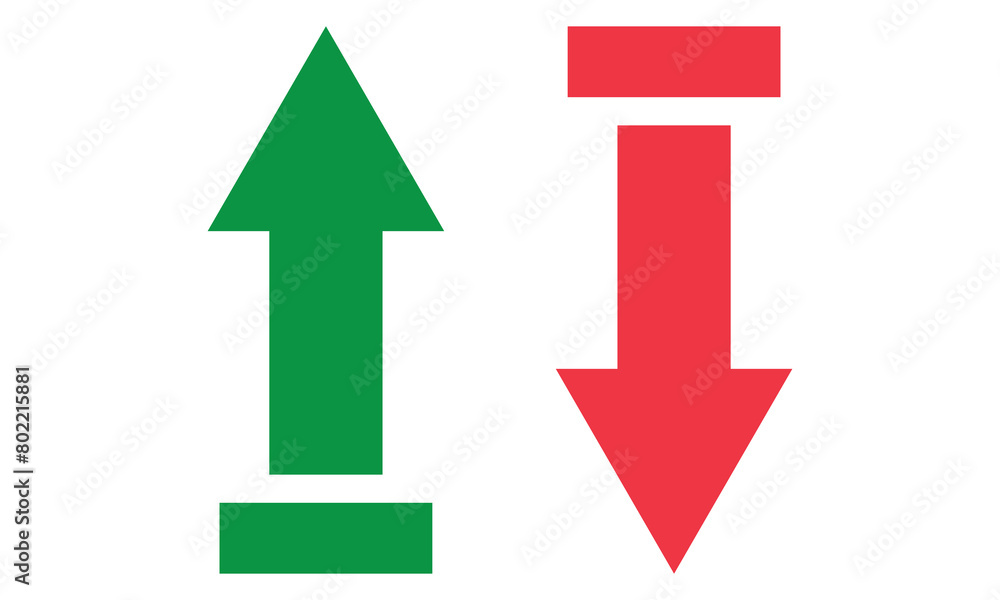Up and Down Arrows vector icon isolated on White background, Up and Down Arrows transparency logo design. EPS 10. Up and Down Arrows vector icon isolated on White background, Up and Down Arrows transparency logo design. EPS 10.