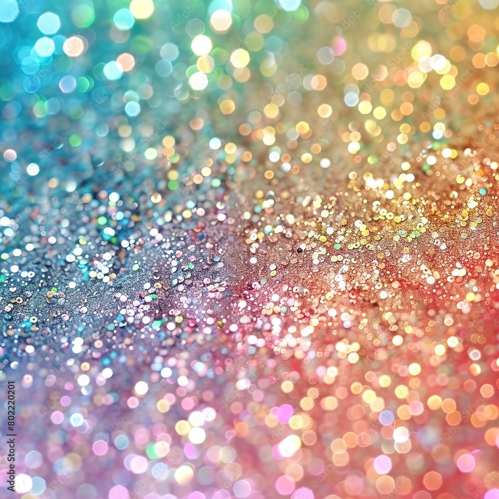 Rainbow glittery sparkle background