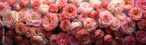 Romantic Roses as a Stunning Background for Your Design © hisilly