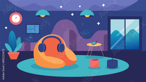 The sensory room also has a designated quiet zone with soft bean bag chairs and noisecancelling headphones for students who need a peaceful and. Vector illustration