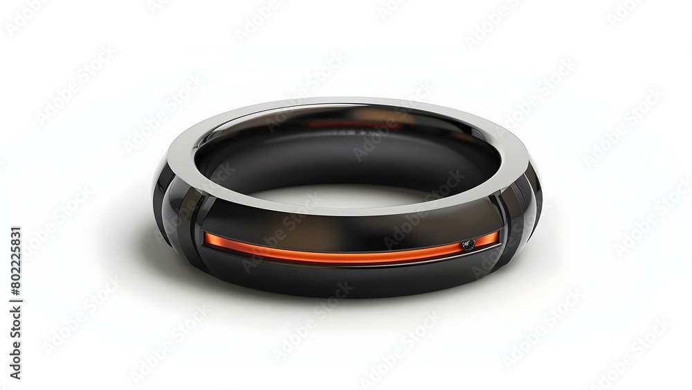Cutting-Edge Smart Ring with Biometric Sensors for Fitness and Health Monitoring. Concept Smart Wearable, Fitness Tracker, Biometric Technology, Health Monitoring, Cutting-Edge Technology Cutting-Edge Smart Ring with Biometric Sensors for Fitness and Health Monitoring. Concept Smart Wearable, Fitness Tracker, Biometric Technology, Health Monitoring, Cutting-Edge Technology