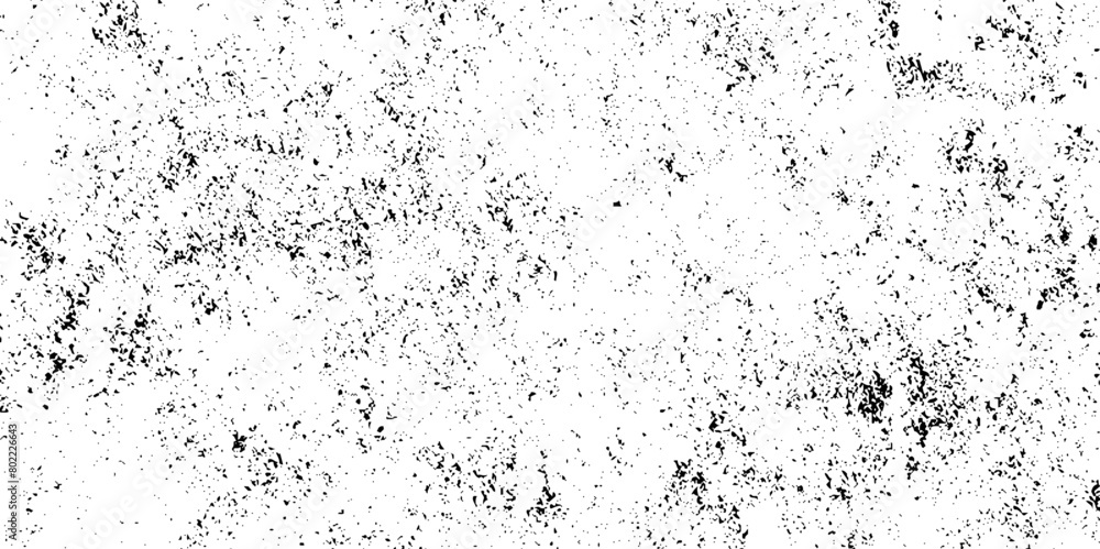 Grunge texture black and white background. Abstract monochrome pattern dust messy background. vintage dust grunge texture on isolated white background.