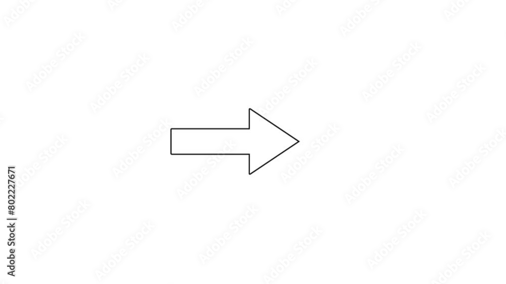 arrow icon 4k animation. arrow icon 4k animation.