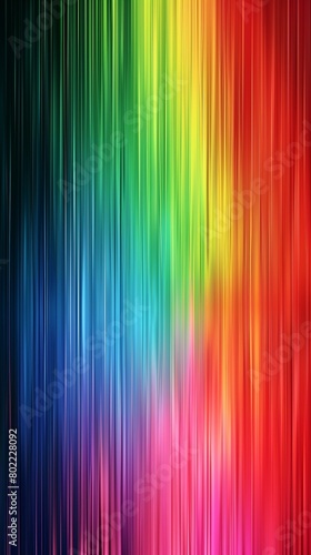 Abstract rainbow colored striped vertical background