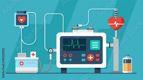 A specialized machine that measures a patients heart rate pressure and oxygen levels while receiving ketamine ensuring safety..