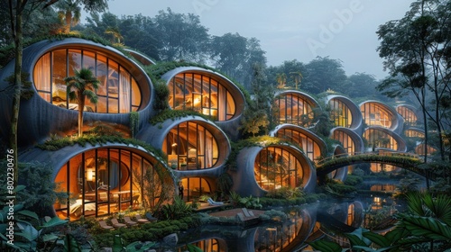 Biomimicry Architecture Meets Science Fiction at Nature Reserve Resort photo