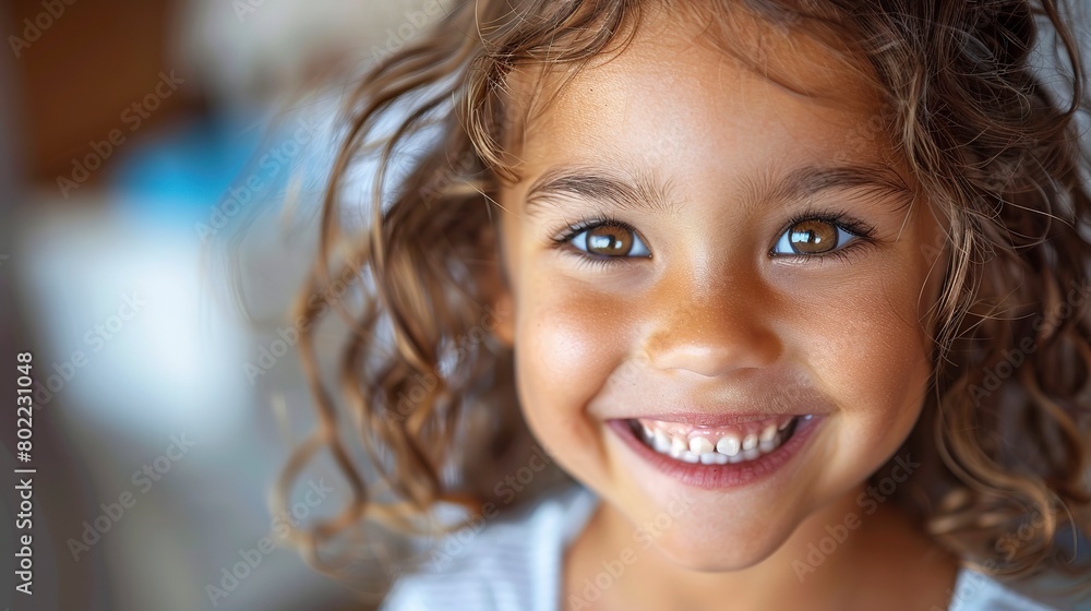 Child laughing with dentist, joy in care, close up, positive dental visit, bright smile Child laughing with dentist, joy in care, close up, positive dental visit, bright smile