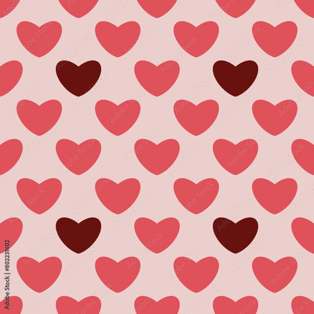 seamless pattern with hearts seamless pattern with hearts