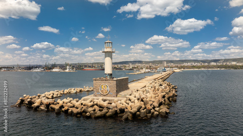 The lighthouse in Varna, the sea capital of Bulgaria.