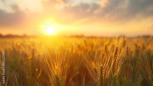 Sustainable Energy Production  Biofuel Plant in a Wheat Field. Concept Renewable Energy  Biofuels  Sustainable Agriculture  Wheat Production  Environmental Innovation