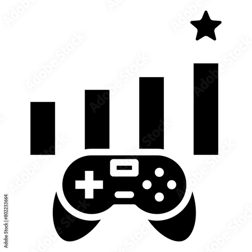 Level Game  Icon Element For Design