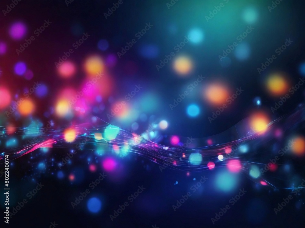 Luminous Dreams Abstract Background Banner with Bokeh blurred Lights Luminous Dreams Abstract Background Banner with Bokeh blurred Lights