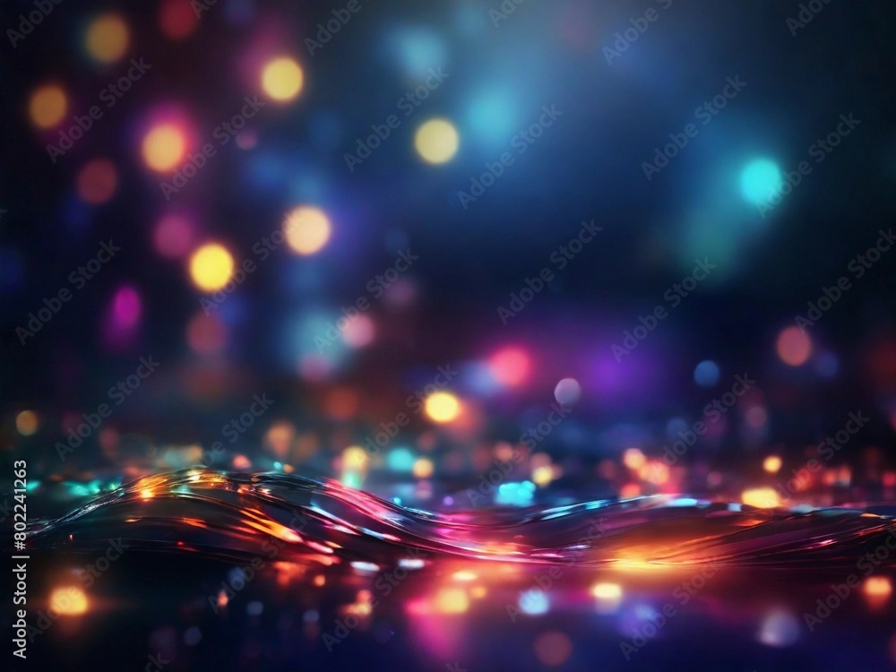 Luminous Dreams Abstract Background Banner with Bokeh blurred Lights Luminous Dreams Abstract Background Banner with Bokeh blurred Lights