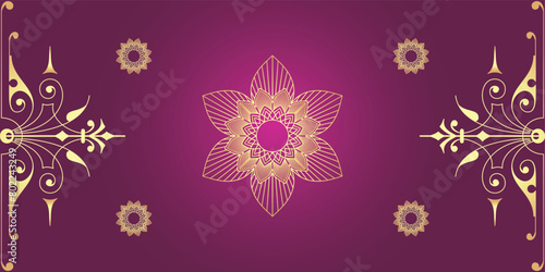 Foto seamless golden pattern