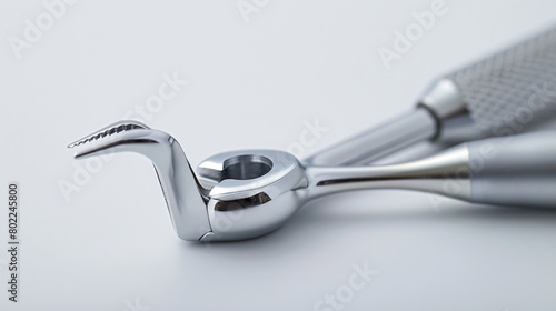 Dental handpiece on white background photo