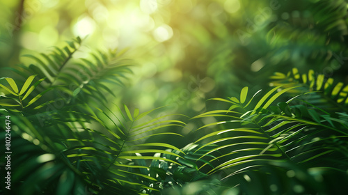 green leaves background