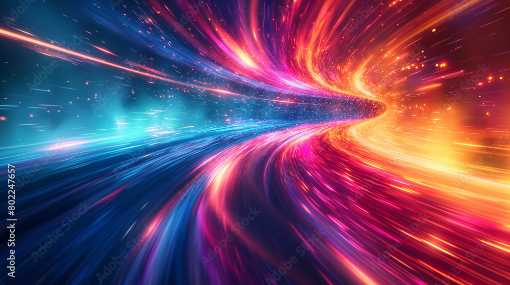 Modern abstract high-speed movement. Colorful dynamic motion on blue background. Movement technology pattern for banner or poster design background concept. Modern abstract high-speed movement. Colorful dynamic motion on blue background. Movement technology pattern for banner or poster design background concept.