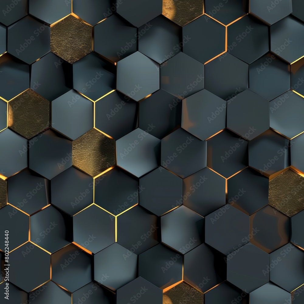 Abstract hexagons geometric pattern background Abstract hexagons geometric pattern background