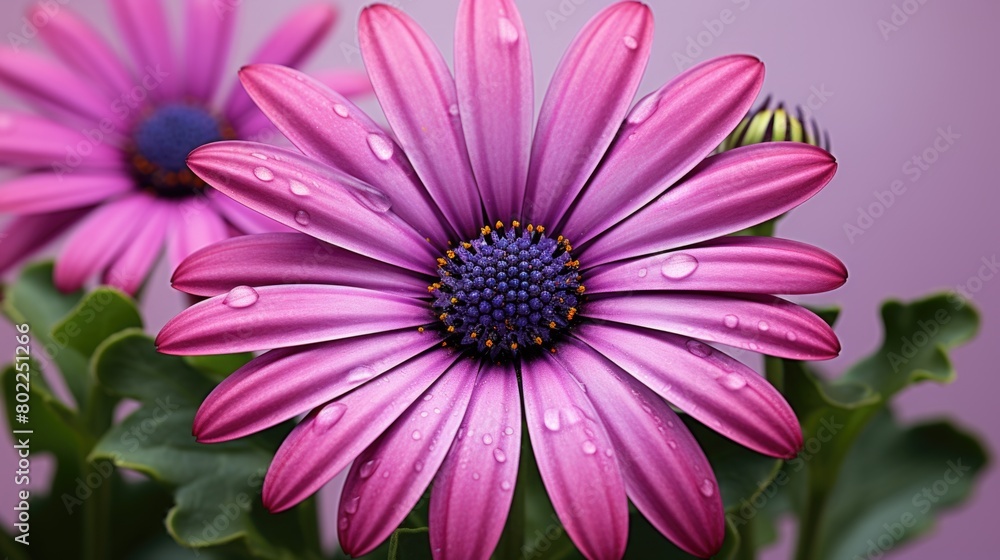 Purple osteospermum daisy flower Purple osteospermum daisy flower