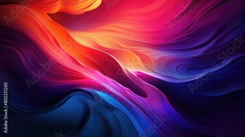 Abstract background and wallpaper Purple and blue with colorful swirl