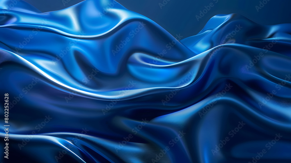 Obraz premium 3D Blue Gradient Background. Generative AI.