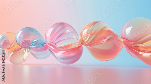 The air shimmers with pastel tones as sleek magnets align and separate their dance a visual poem of magnetic force rendered in minimalist style. Generative ai. photo