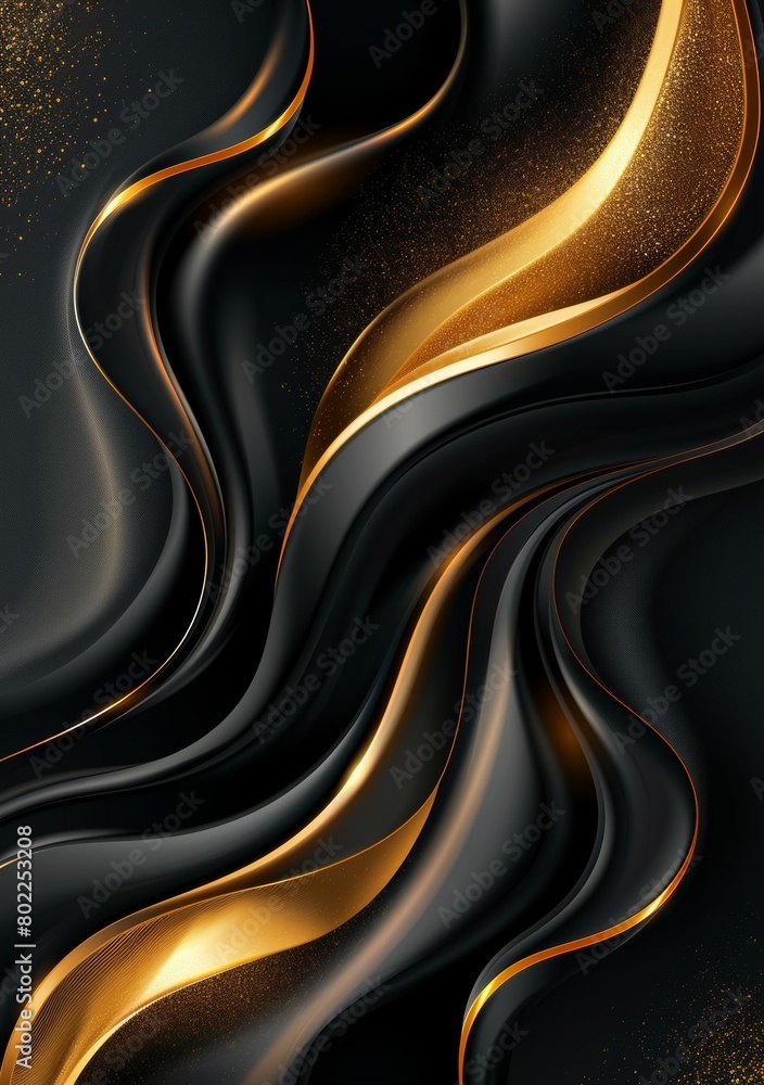 Obraz premium Abstract Colorful waves and Lines background for design and presentation