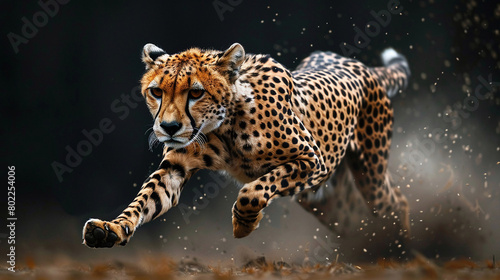 Amazing speed. The fastest land animal photo