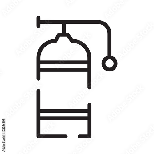 Oxygen Diving Tank Line Icon