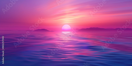 Behold the enchanting beauty of a sunrise gradient animation, where vibrant colors seamlessly blend into deeper shades, creating a mesmerizing visual journey for the viewer. © Kanwal