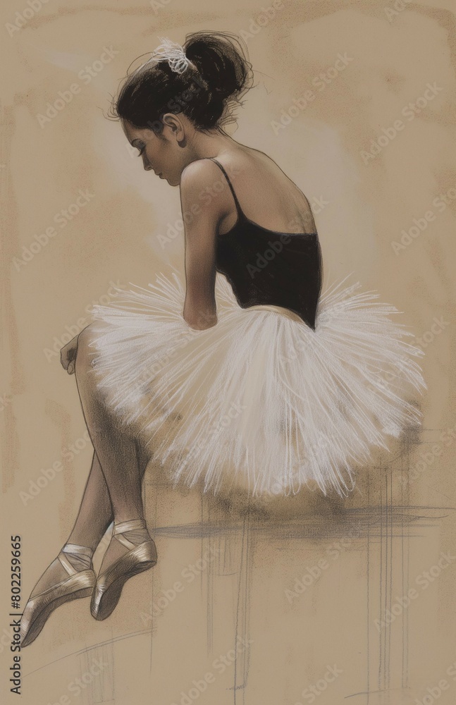 Naklejka premium Dancer