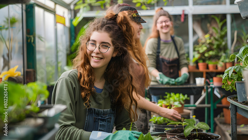 Wallpaper Mural Success, agriculture and teamwork with a tablet in a greenhouse for plants or sustainability. Happy people with technology and fist bump to celebrate farm growth, agro business or quality control app Torontodigital.ca