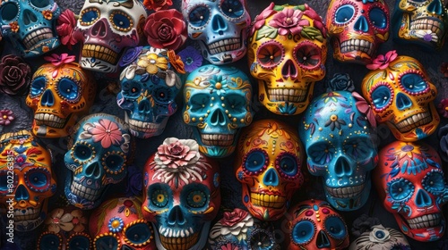 Generative AI Creates Calaveras Sugar Skulls for Dia de los Muertos