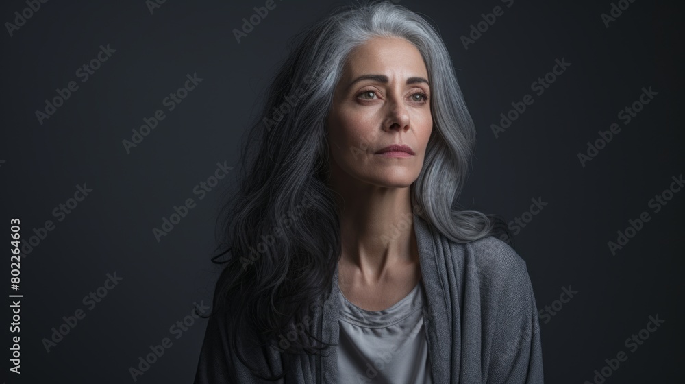 Depressed sad mid age woman alone at home, upset insecure vulnerable woman feeling frustrated powerless anxious suffer from anxiety and depression. Depressed sad mid age woman alone at home, upset insecure vulnerable woman feeling frustrated powerless anxious suffer from anxiety and depression.