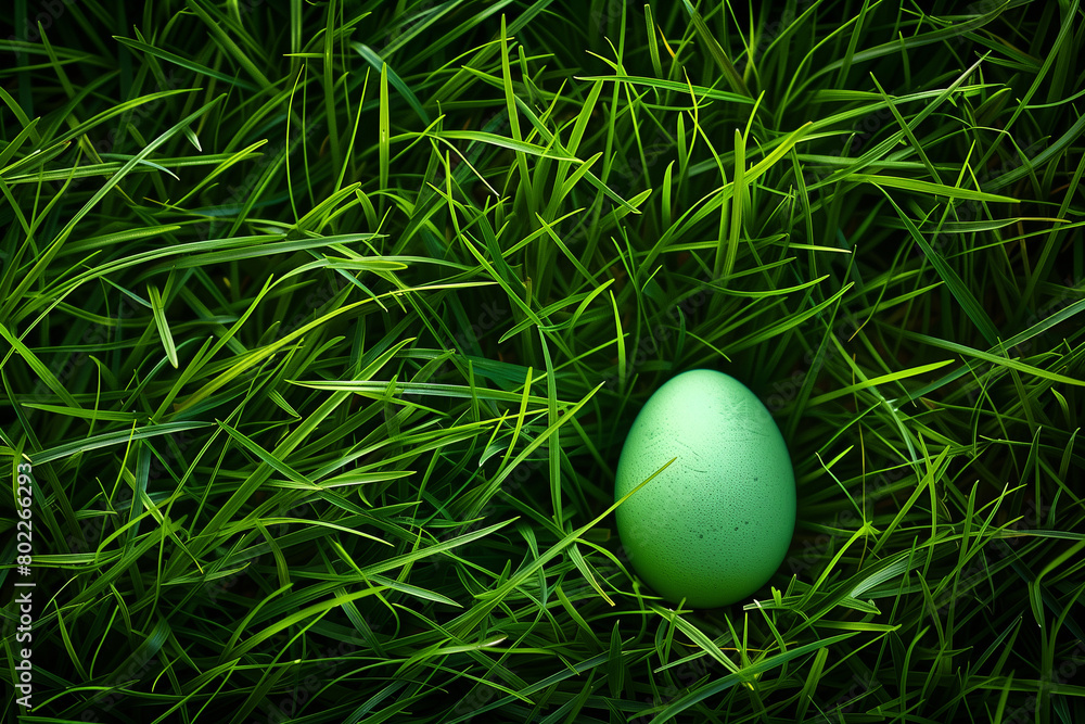 Easter egg in the grass Easter egg in the grass
