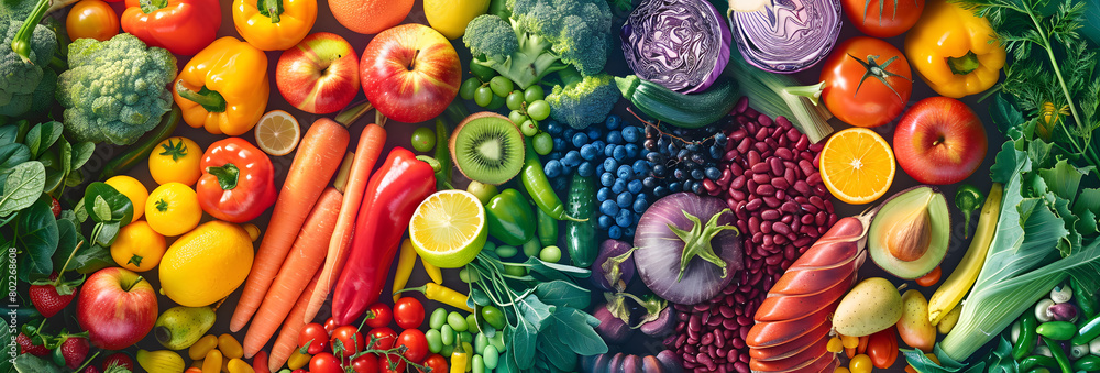 fruits and vetgetable for healthy concept fruits and vetgetable for healthy concept