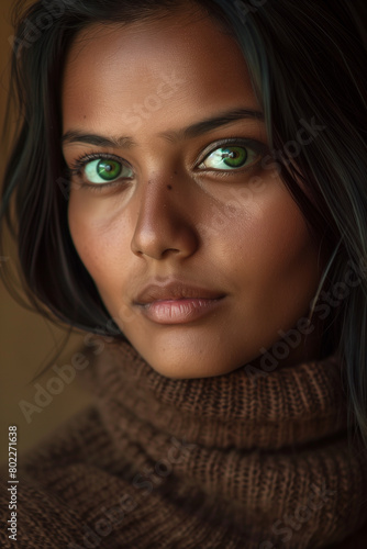 Elegant young Indian woman portrait