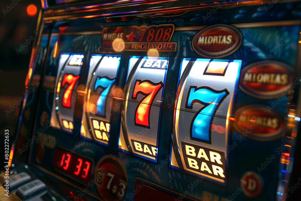 Slot machine at the casino Slot machine at the casino
