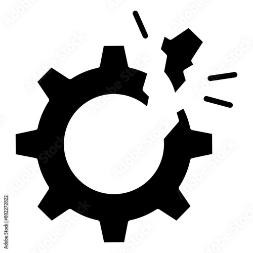 Disruption  Icon Element For Design