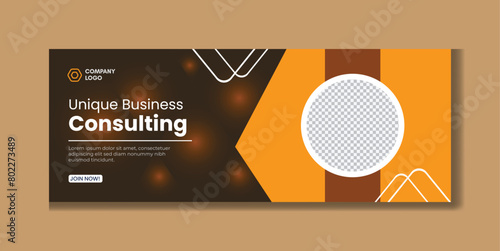 Digital Marketing Agency facebook cover photo web banner social media linkedin post design template