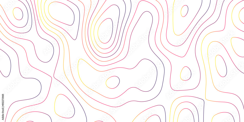 Abstract design with black and white abstract papercut and multi-layer cutout geometric pattern on vector Topographic canyon geometric map relief texture with curved layers beautiful design.