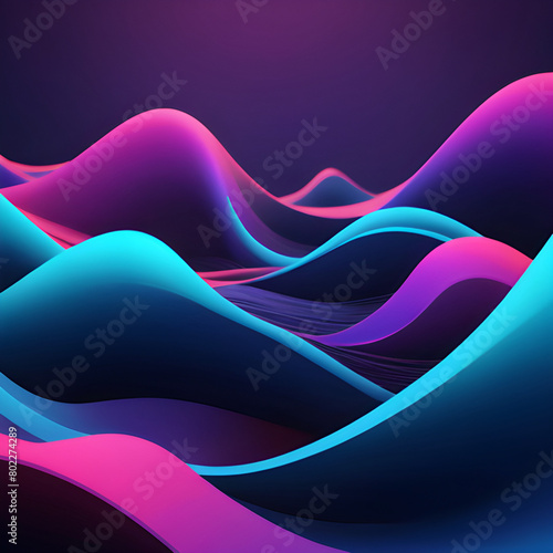 Create captivating digital designs with fluid wave patterns.