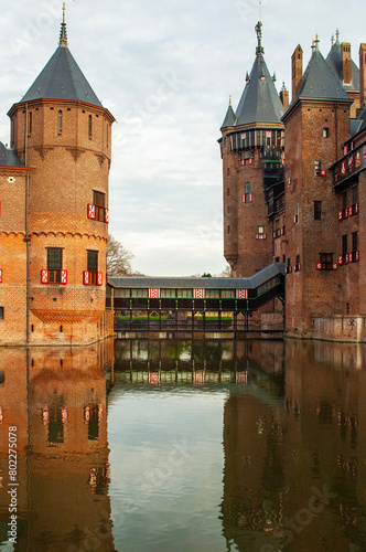 Medieval Castle de Haar in Haarzuilens, Holland