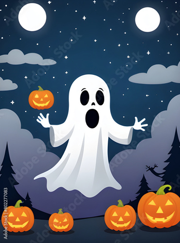 Add some spookiness with Halloween vector graphics.