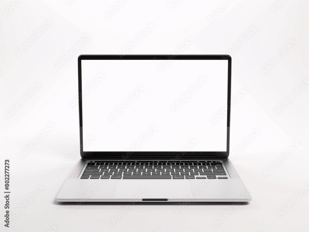 a laptop with a blank screen a laptop with a blank screen