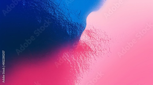 Gradient, blue and pink, curved, rough, mottled