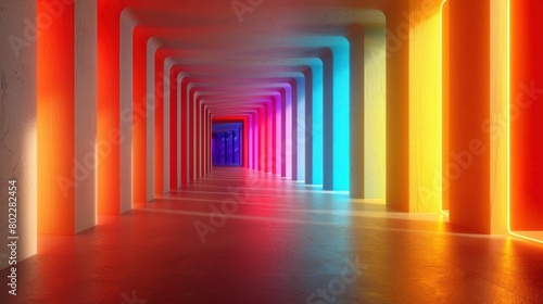 Colorful D Rendering of Investment Advice A Path to Financial Success